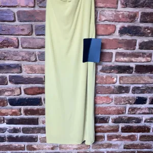 NWT Lulus Venus Chartreuse Mesh Backless Midi Dress Women's Size XS thumbnail 5