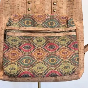 Moda‎ Server Pro Top Handle Backpack Bag Evil Eye Ojo Made In Portugal Travel thumbnail 2