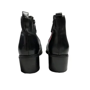 BLONDO Elvina Waterproof Leather Block Heel Ankle Boots Size 6.5M Outdoors thumbnail 5