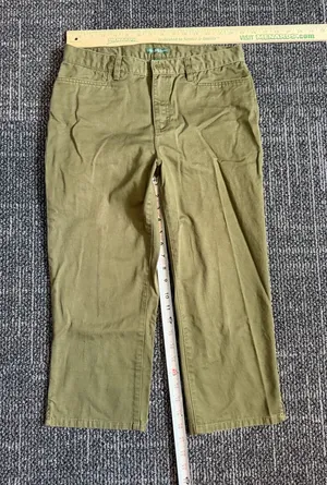 Lauren Ralph Lauren Olive Green Cropped Pants Size 4 thumbnail 1