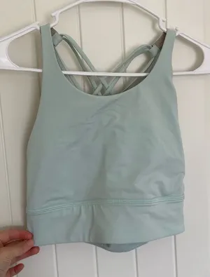 Lululemon women’s strappy‎ cross-back active top — medium thumbnail 1