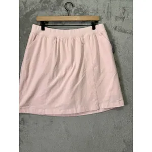 Christopher & Banks Pink Cotton Skort Large Pull On Elastic Golf Athleisure New‎ thumbnail 2