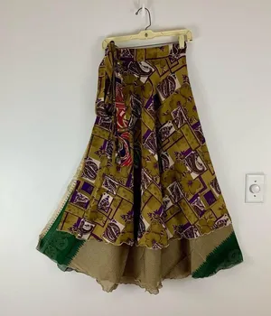 Reversible Maxi Wrap Skirt BINS603 thumbnail 1