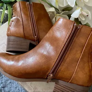 Qupid Faux Leather Booties thumbnail 6