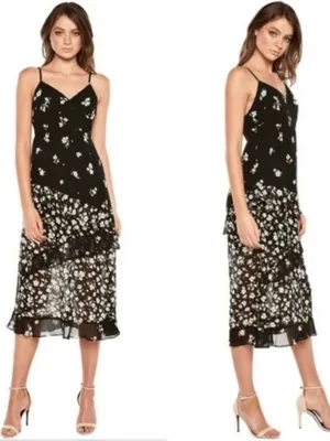 BARDOT Floral Slip Midi Dress thumbnail 2