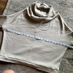 Free People Beach Relaxed Fit Mock Neck Long Sleeve Ribbed Knit Top Medium thumbnail 5
