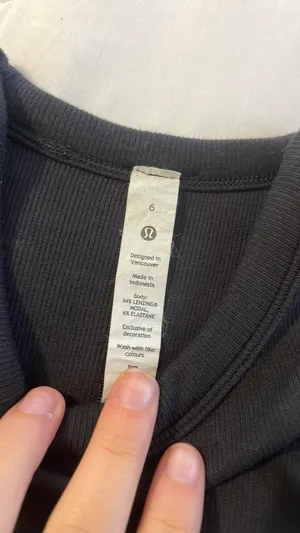 Lululemon Tank Black thumbnail 3