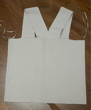 House of Harlow 1960 Cream Square Neck Tank Top thumbnail 2