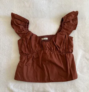 Abercrombie Peplum Babydoll Top thumbnail 1