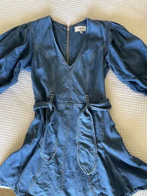 Free People Denim Dress thumbnail 2