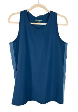 Cotopaxi Blue Teal Muscle Tee Shirt Womens M Casual Athletic Gorpcore Tank thumbnail 1