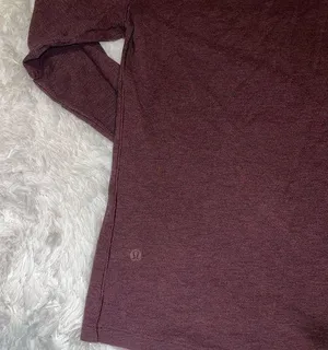 lululemon athletica Maroon Long Sleeve Shirt no size best for small thumbnail 2