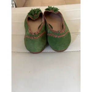 Jack Rogers Womens Green Suede Whipstitch Tassel Ballet Flats 6.5 thumbnail 6