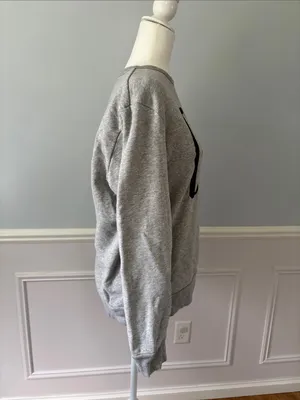GAP Gray Logo Sweatshirt Size Small (Oversized Fit) Cozy Casual Athleisure thumbnail 6