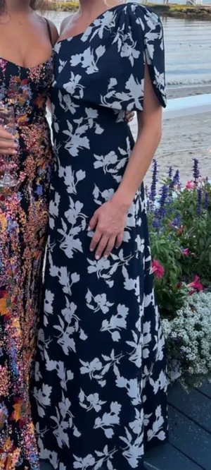 Sachin + Babi Chelsea Floral One-Shoulder Gown thumbnail 1