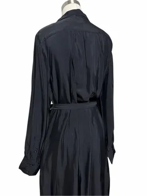 NWT Jcrew Black Midi Long Sleeve Dress thumbnail 5