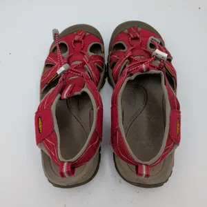 Keen Venice H2 Womens 10 Red Gray Waterproof Sport Hiking Sandals 1008473‎ thumbnail 6