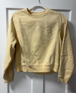 Butter yellow sweatshirt thumbnail 1