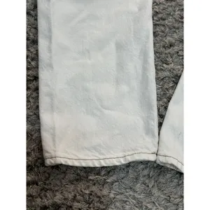PacSun Women’s Dad Jean Size 23 Distressed Ripped Light Cream Denim High Rise thumbnail 10
