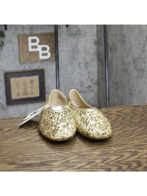NWT A New Day Womens Sammie Shoes Sequin Ballet Flats 94685489 Gold Yellow 9M thumbnail 4