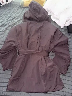 Nike SKIMS Woven Nylon Wrap Coat Phoenix thumbnail 8