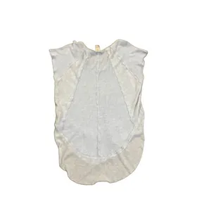 We the Free Pale Blue‎ exposed Seams short sleeve thermal knit top sz XS thumbnail 4
