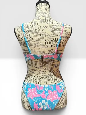 🩵🌺✨ NWT Cupshe Tropical Floral Bikini Set – Size Small ✨🌺🩵 thumbnail 2