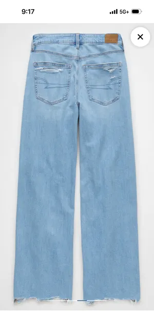 American Eagle High-Rise Straight Jeans thumbnail 4