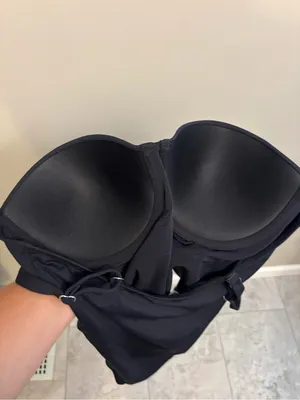 CUPSHE Black Sweetheart Ultimate Beauty One-Piece Swimsuit Large Underwire thumbnail 11