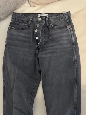 Zara dark grey jeans thumbnail 3