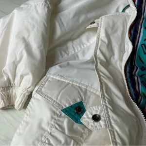 Vintage 90’s Puffer Ski Suit Jacket Prezzia Coat Funky Art to Wear Size Medium thumbnail 6