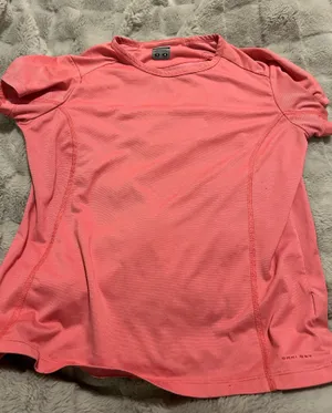 Columbia Women’s pink salmon short sleeve shirt size large thumbnail 1