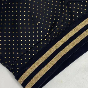 Allfenix Black and Gold Polka Dot Sports Racerback Bra Small thumbnail 5