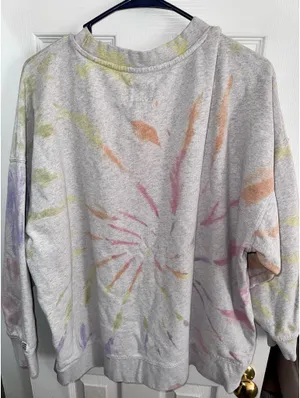 Aerie New England Patriots Vintage NFL Graphic Tie-Dye Sweatshirt thumbnail 3