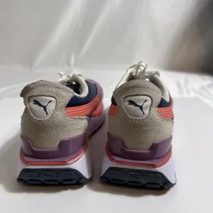 Puma Cruise Rider Sneakers Womens 8M Low Top Shoes Purple Orange Blue thumbnail 9