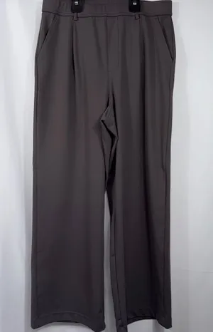 Halara Grey Straight Leg Stretch Pants thumbnail 1