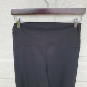 OMRA Women’s Pants Black Wide Leg Knit Drawstring Medium thumbnail 6