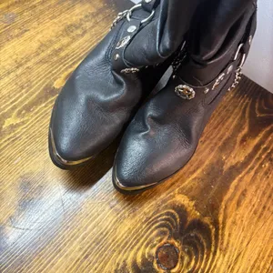 Dingo‎ Black Slouchy Western Boots Size 5 thumbnail 6