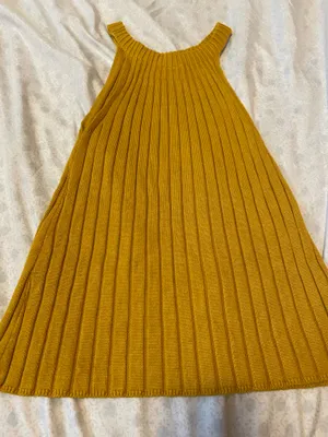 rue and willow yellow sweater tank top thumbnail 3