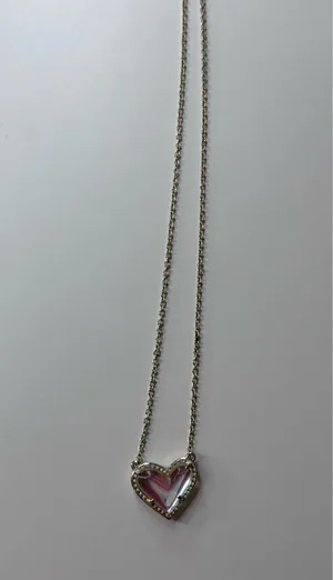 Kendra Scott Ari Heart Short Pendant Necklace, 15" thumbnail 3