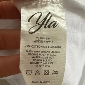 YoungLA White and Mauve Short Sleeve Raglan Tee thumbnail 5