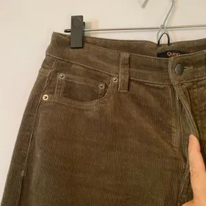 Quince Brown Corduroy Straight Leg Pants Minimalist High Rise Women's size 6 thumbnail 3