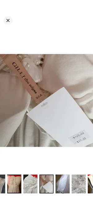 Gilli off white maxi dress size M Size M thumbnail 3