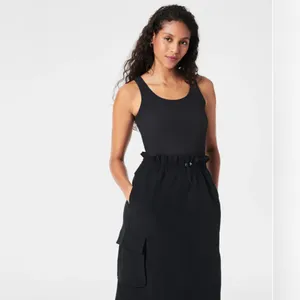 NWT Spanx Casual Fridays Cargo Maxi Dress in Black Sz XS‎ $168 thumbnail 5