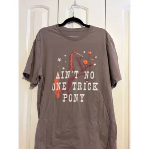Lucy Jaynes‎ Aint No One Trick Pony Unicorn Graphic Tee Shirt Grey 2XL thumbnail 2