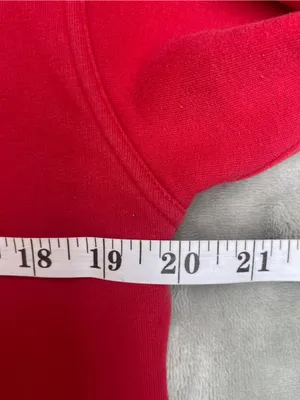Lululemon All Yours Crew Fleece sweatshirt Red loungewear activewear outdoor L thumbnail 7