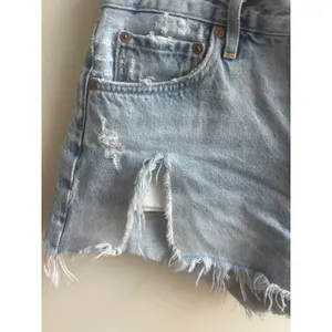 AGOLDE Parker Vintage Cut Off Denim Shorts Size 27 boho distressed designer thumbnail 3