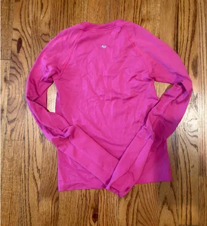 Sonic Pink Long Lululemon waist length longsleeve thumbnail 2