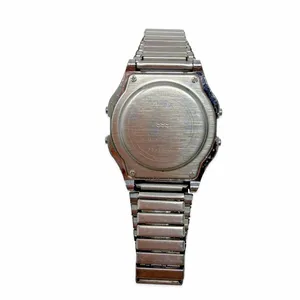 Vintage Timex Indiglo Digital Watch Stainless Steel Expansion Band Untested thumbnail 4