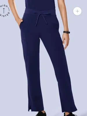 Mandala High Waisted Cargo Scrub Bottoms Blue Size XXS thumbnail 1